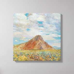 Sand Springs Butte by Childe Hassam, Vintage Art Canvas Print