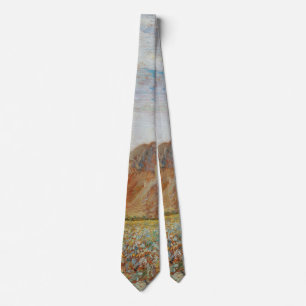 Sand Springs Butte by Childe Hassam, Vintage Art Tie