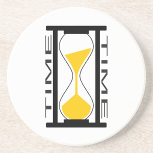Sand timer coaster