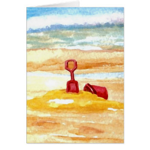 Sand Toys - Sand Castle Building on the Beach