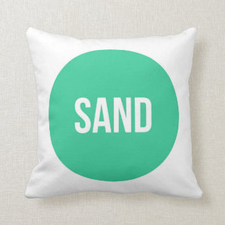 "Sand" Trendy Graphic Pillow