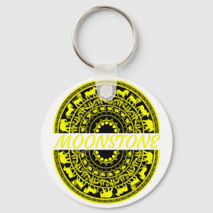 Sandakada pahana -Sri Lanka traditional moonstone Keychain