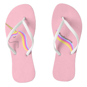 Sandals flips flops unicorn