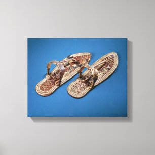 Sandals, Tomb of Tutankhamun, New Kingdom Canvas Print