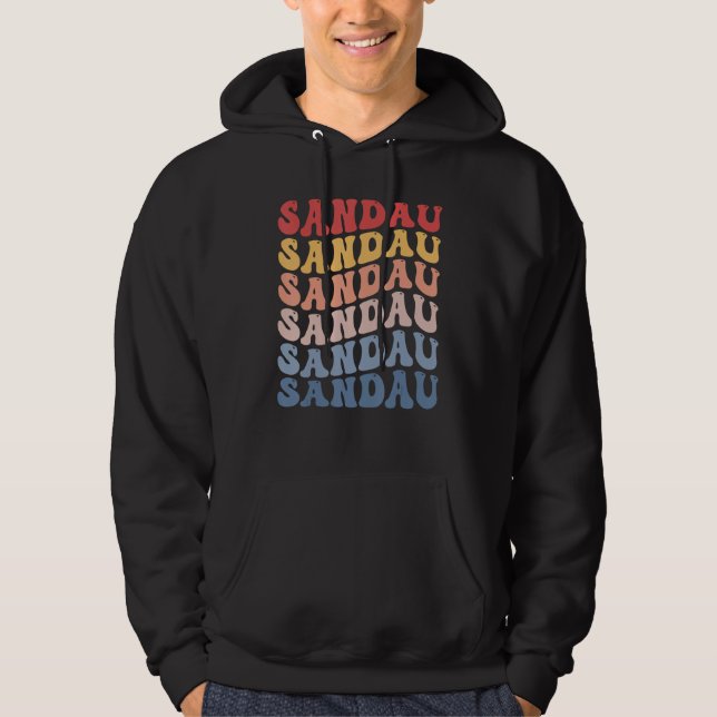 Sandau City Groovy Retro Hoodie (Front)