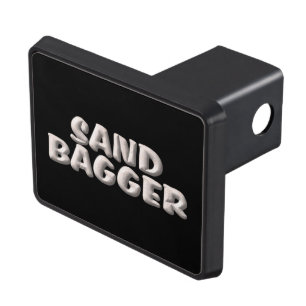 Sandbagger black hitch cover receiver