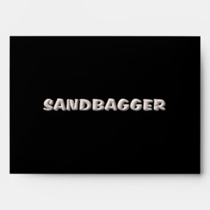 Sandbagger black standard envelopes centre