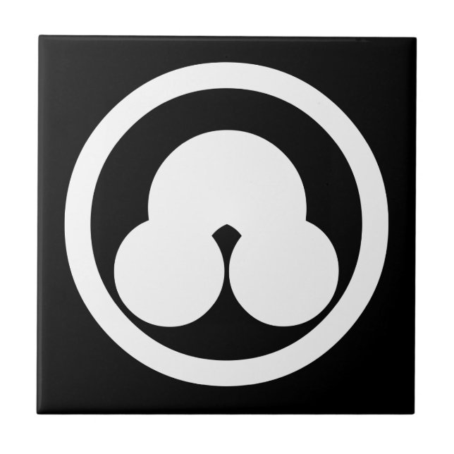 Sandbank in circle tile (Front)