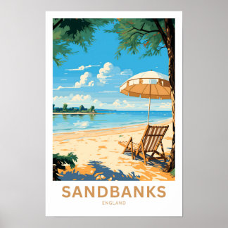 Sandbanks England Travel Print