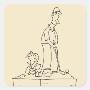 Sandbox Square Sticker