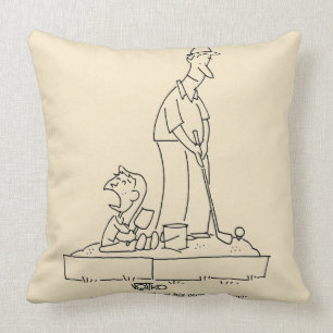 Sandbox Throw Pillow