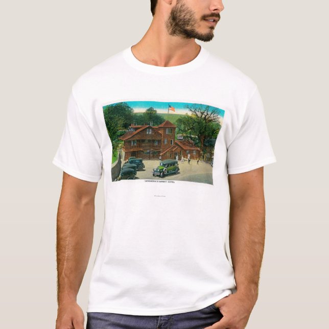 Sandburg's Summit Hotel on Ridge Route T-Shirt (Front)