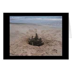 Sandcastle card
