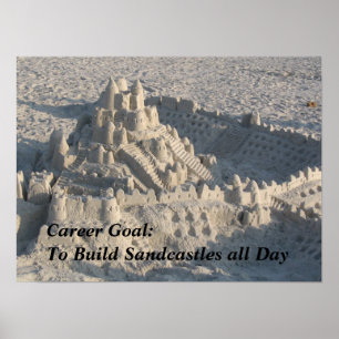 Sandcastle Career Goal Poster