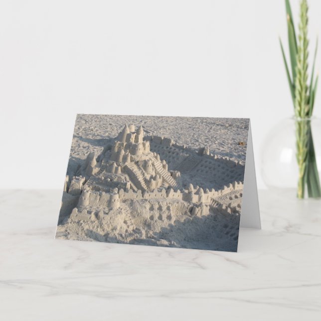 Sandcastle Note Card (Front)