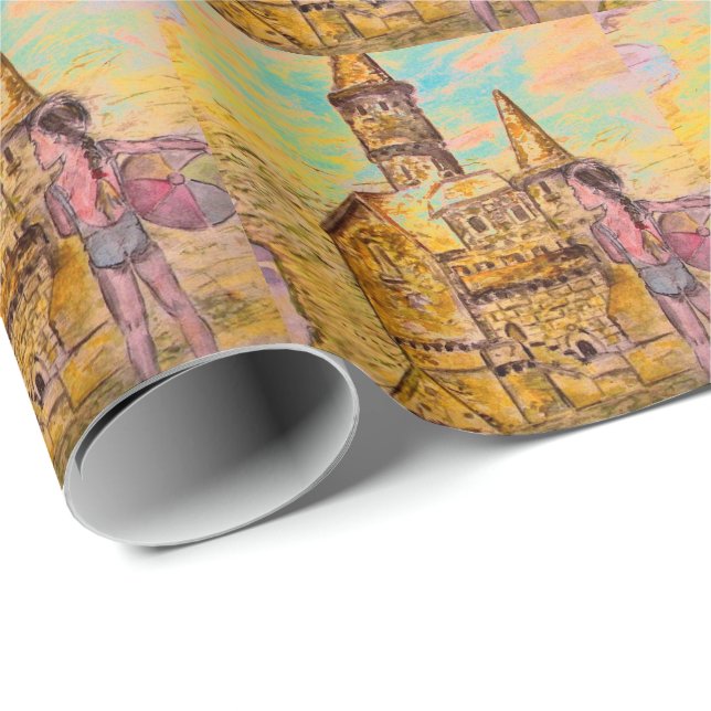 sandcastle wrapping paper (Roll Corner)