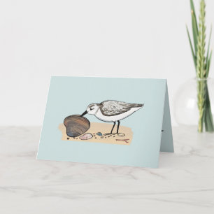 Sanderling Sandpipers card