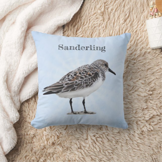 Sanderling Throw Pillow (Blanket)