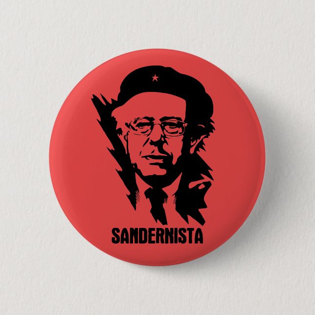 Sandernista 2 Inch Round Button (Front)