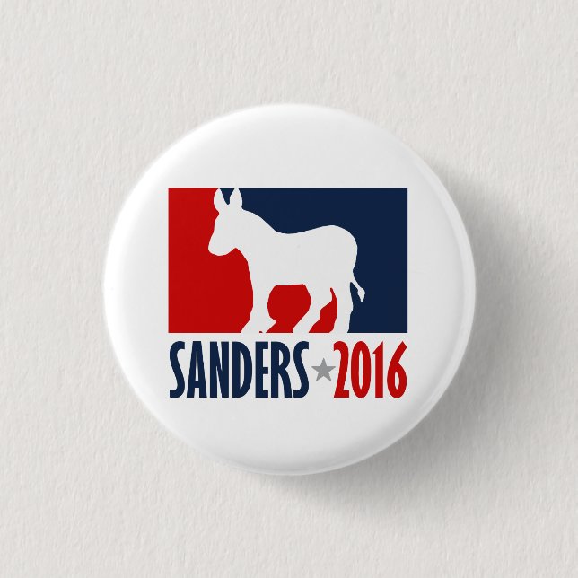 Sanders 2016 Sports Pro 1 Inch Round Button (Front)