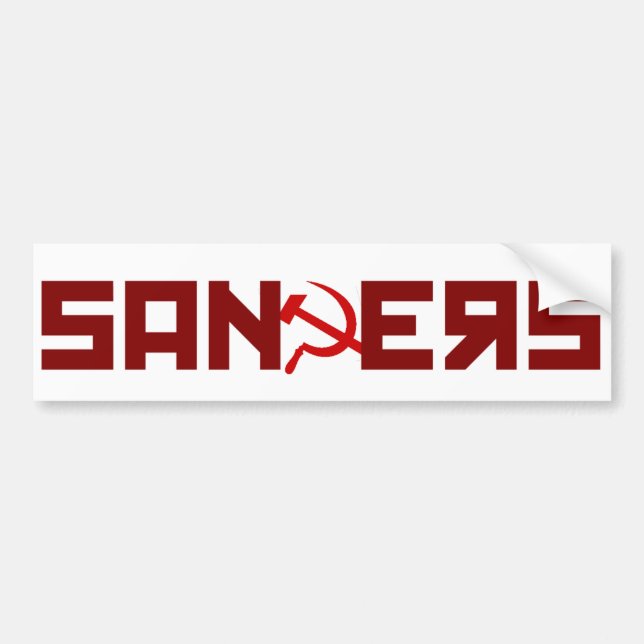 Sanders Communist Bumper Sticker (Front)