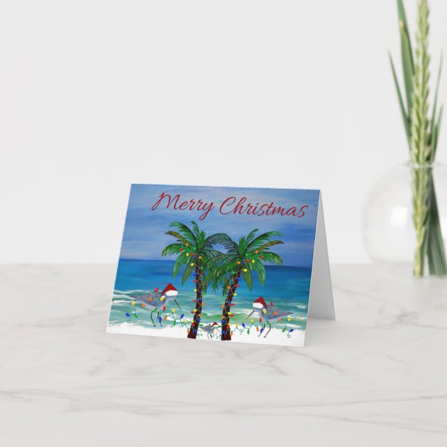 Sanders de Noël Cartes côtières de vacances. (Devant)