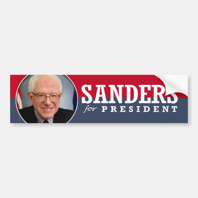 Sanders for President Bumper Sticker (Front)