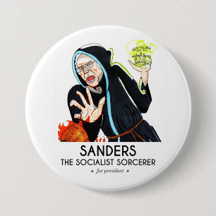 Sanders The Sorcerer 3 Inch Round Button
