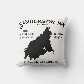 Sanderson Inn Halloween Funny Pillow