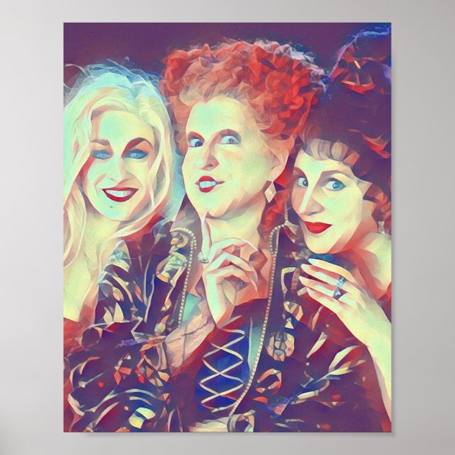 Sanderson Sisters Art Déco Print (Devant)