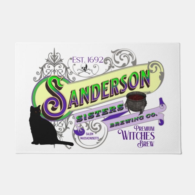Sanderson Sisters Brewing Co. Doormat (Front)