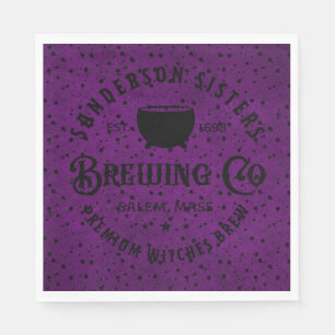 Sanderson Sisters Brewing Company Napkin