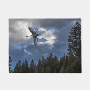 SANDHILL CRANE DOORMAT