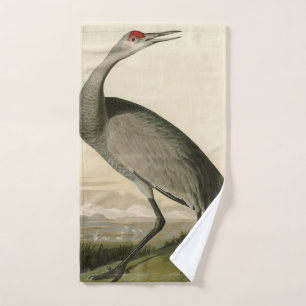 Sandhill Crane from Audubon's Birds of America Bath Towel Set