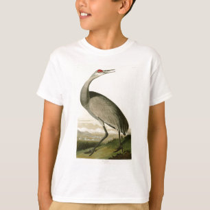Sandhill Crane John James Audubon Birds of America T-Shirt