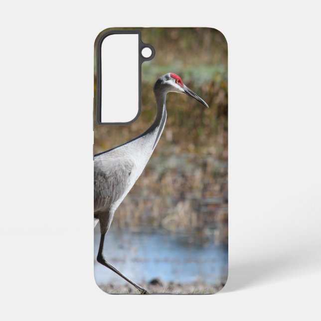 Sandhill Crane Samsung Galaxy S22 Case (Back)