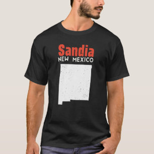 Sandia Heights Usa State America Travel New Mexica T-Shirt