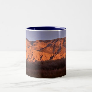 Sandia Mountains Two-Tone Coffee Mug