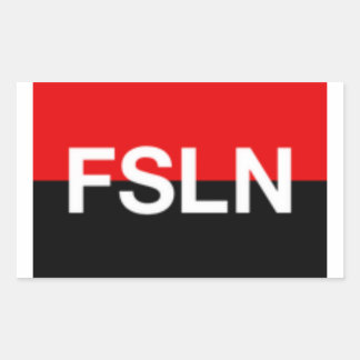 SANDINISTAS FLAG STICKER