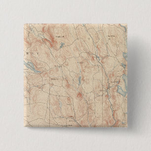 Sandisfield, Massachusetts 2 Inch Square Button