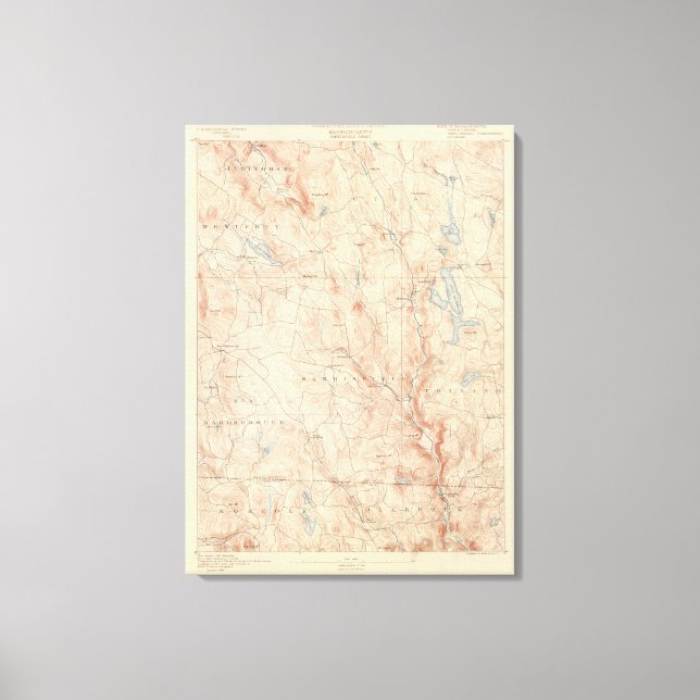 Sandisfield, Massachusetts Canvas Print (Front)