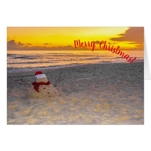 Sandman de vacances sur la plage (Devant horizontal)