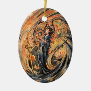 Sandolphon Ceramic Ornament