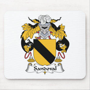 Sandoval Family Crest Mouse Pad