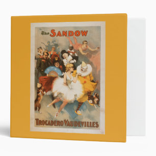 Sandow Trocadero Vaudevilles Carnival Theme Binder