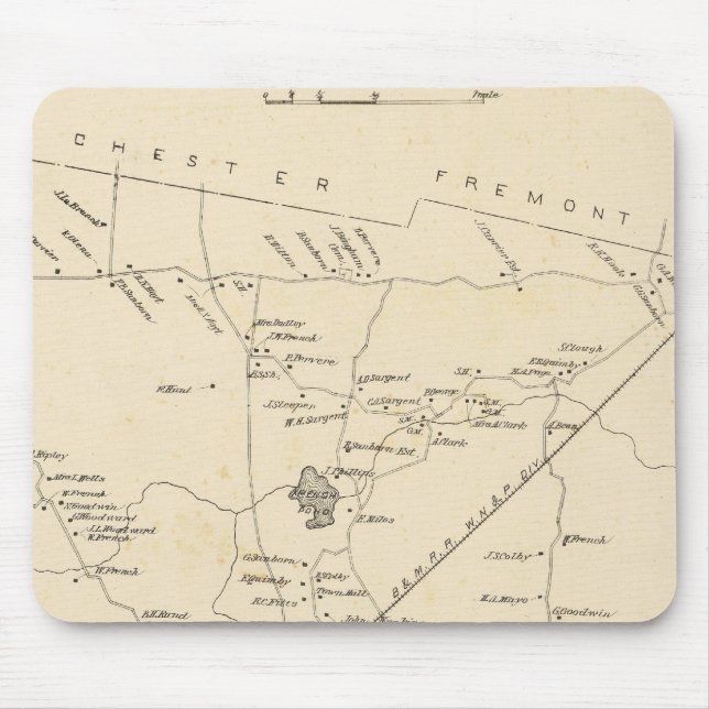 Sandown, Rockingham Co Mouse Pad (Front)