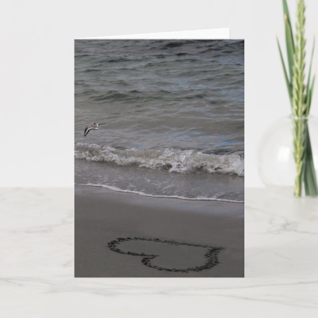 Sandpiper in Love Card (Front)