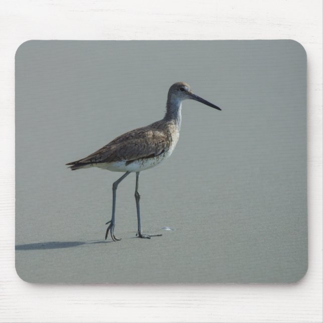 Sandpiper Pose Mouse Pad (Front)