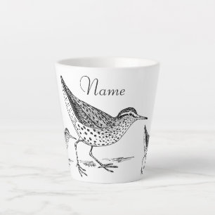 Sandpiper Shorebird Thunder_Cove Latte Mug