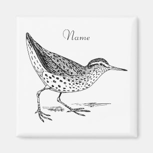 Sandpiper Shorebird Thunder_Cove Magnet